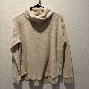 Splendid Cream Cowl Neck Sweater